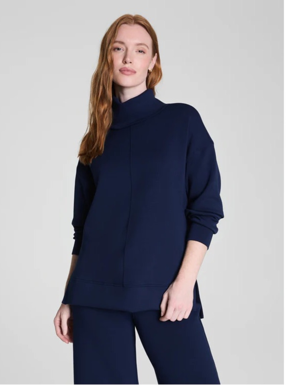 SPANX AirEssentials Turtleneck Tunic Sz S NWT Navy